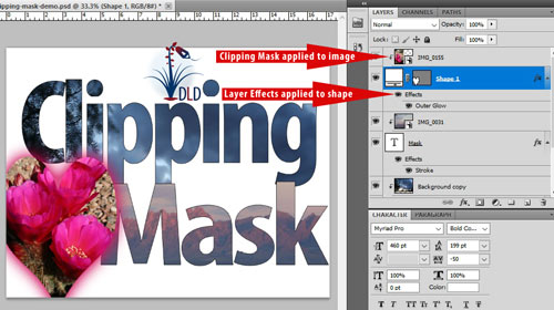 clipping masks with any shape